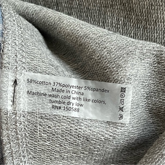 Sundays Becca skort Sienna s/s sweatshirt set grey blue Plaid trim size Medium - Picture 16 of 16